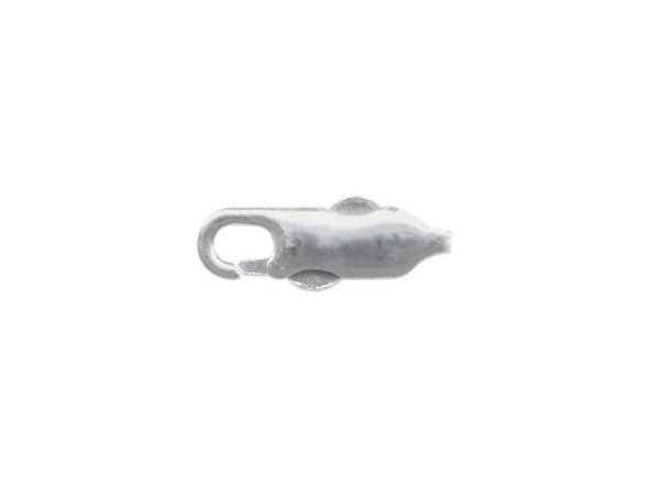 Sterling Silver Clasp, Double Push Lobster, 12mm (Each)