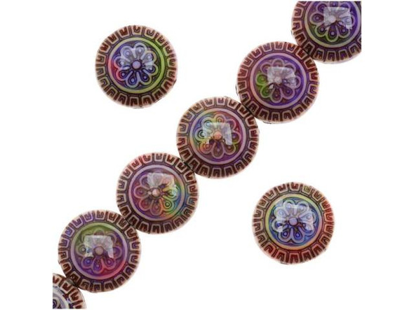 Color-Changing Mirage Bead, Sun-Blossom (10 Pieces)