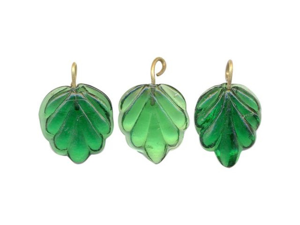 100Pcs craft beads Leaf Diy Leaf Charm For Jewelry Making Leaf