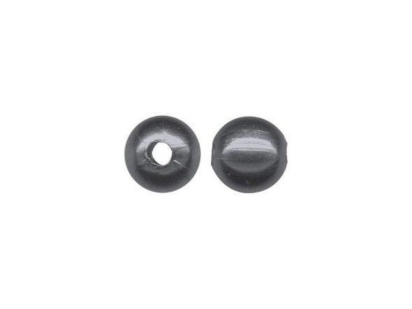 Gunmetal Metal Beads, Round, 6mm (100 Pieces)