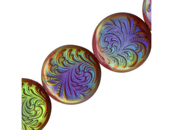 Color-Changing Mirage Bead, Radiant-Rouge (10 Pieces)