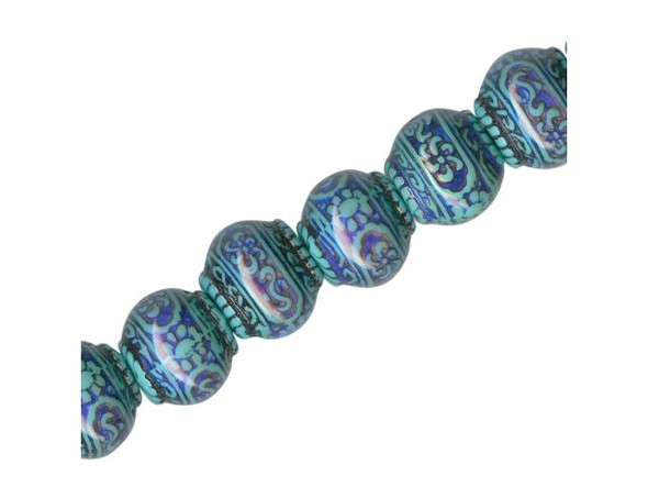 Color-Changing Mirage Bead, Blue-Mystique (10 Pieces)