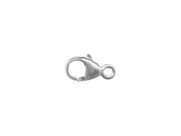 Sterling Silver Clasp, Trigger/Lobster, 9mm (Each)