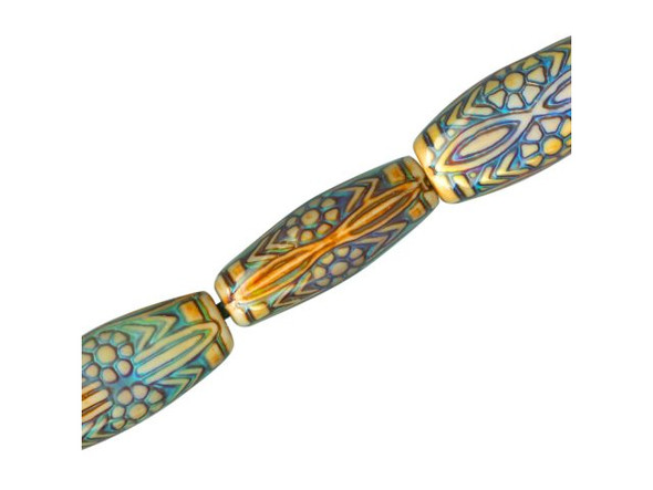 Color-Changing Mirage Bead, Daisy-Ray (strand)