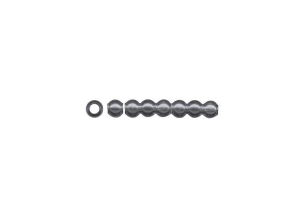Gunmetal Metal Beads, Round, 2mm (100 Pieces)