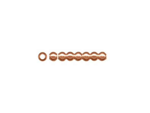 26-814-08 Copper Beads, Round, 8mm - Rings & Things