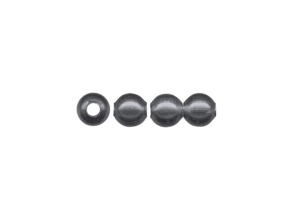 Gunmetal Metal Beads, Round, 4mm (100 Pieces)