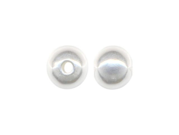 Sterling Silver Beads, Seamless, 8mm Round (10 Pieces)
