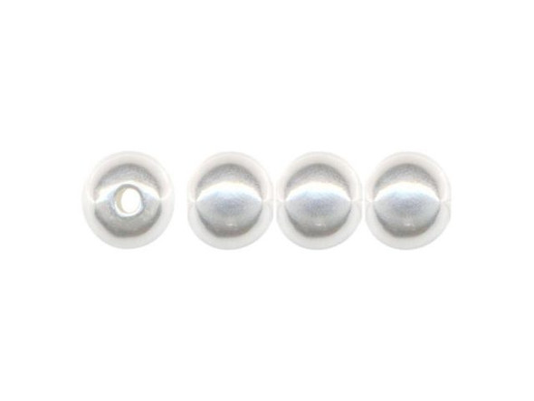 Sterling Silver Beads, Seamless, 6mm Round (10 Pieces)