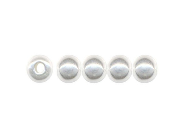 Sterling Silver Beads, Seamless, 5mm Round (10 Pieces)