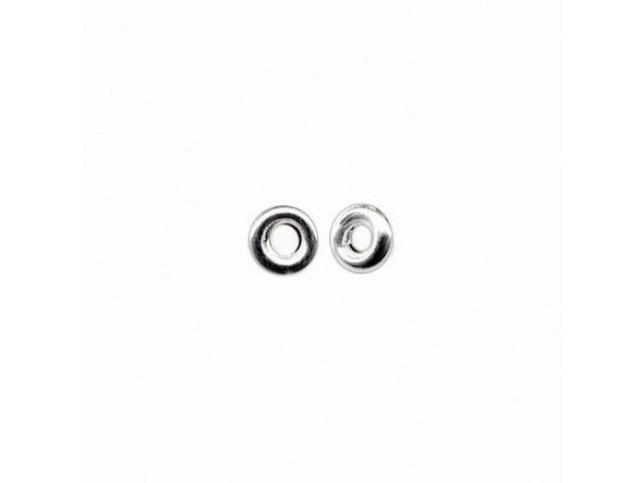 Sterling Silver Disk Spacer Bead (Each)