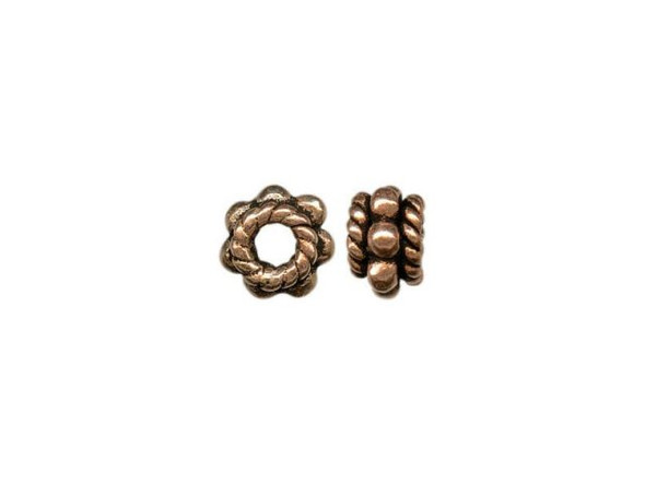 Copper Beads, Flower, Rope (strand)