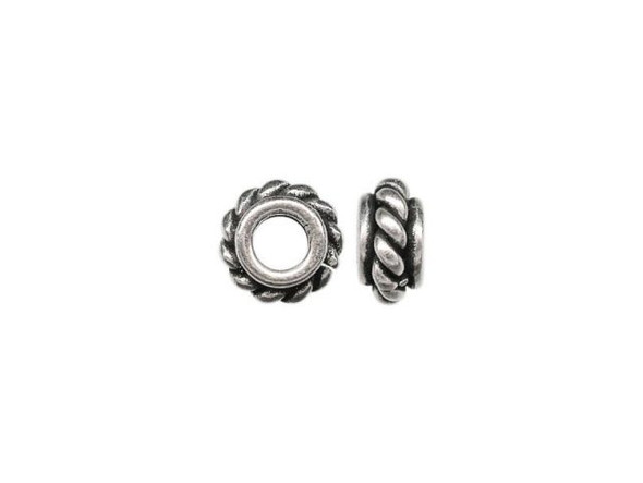 Silver Plated Metal Beads, Spacer, Rope (strand)