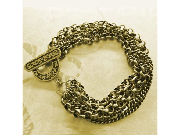 Best Selling Item!  Unfortunately, the manufacturer of this chain has closed. We are working on replacements!  See Related Products links (below) for similar items and additional jewelry-making supplies that are often used with this item.