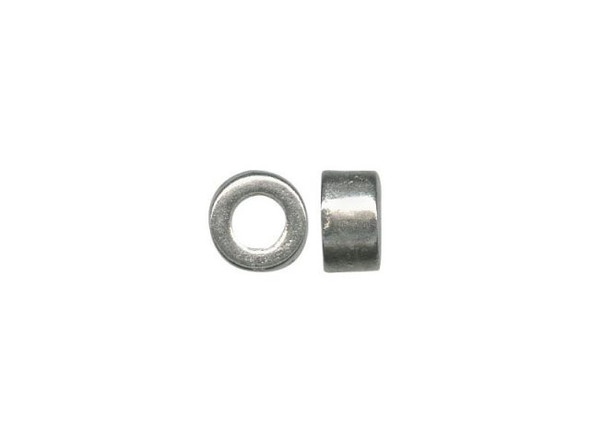 Beads, Cast, Roller, 6mm (100 Pieces)