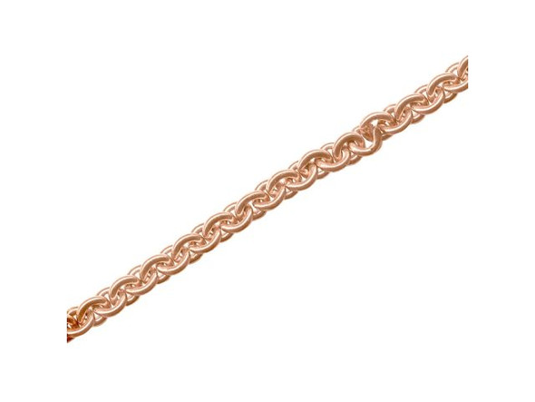 Raw Copper Cable Chain SPOOL (25 foot)