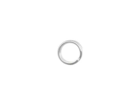 Sterling Silver Split Rings, 6mm (10 Pieces)