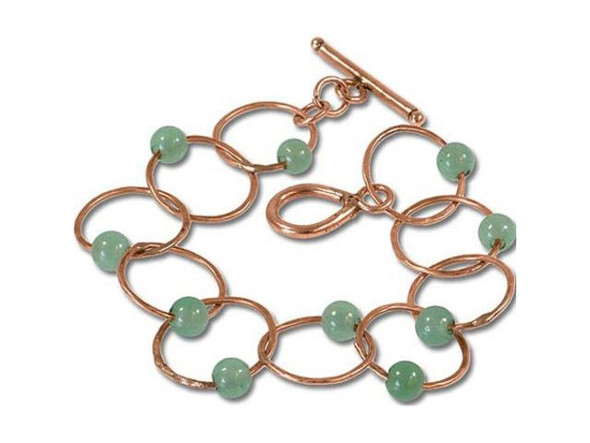 Copper Jewelry Wire, 18ga, Round, 50' (Spool)