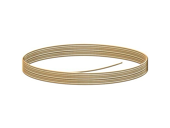 Red Brass Jewelry Wire, 20ga, Round, 79' (4 ounce)