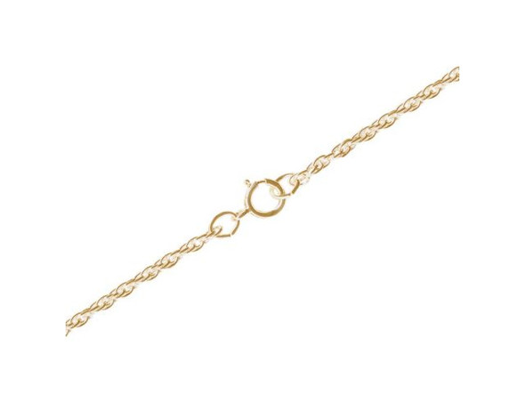 12kt Gold-Filled Medium Rope Chain Necklace, 18" (Each)