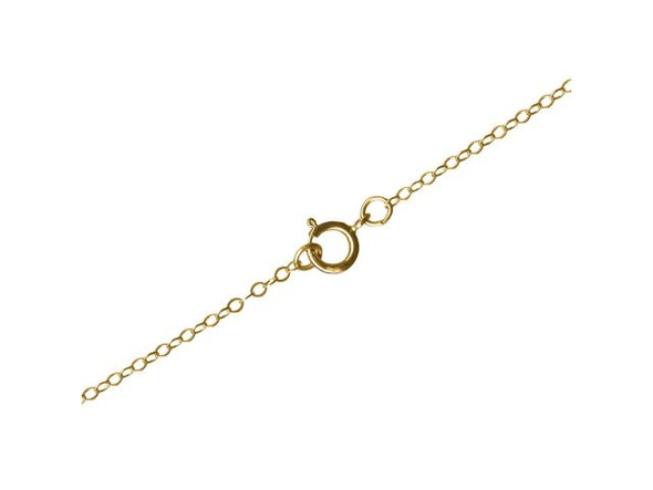 14kt Gold-Filled Cable Chain Necklace, 16", Fine, 1.5mm (Each)