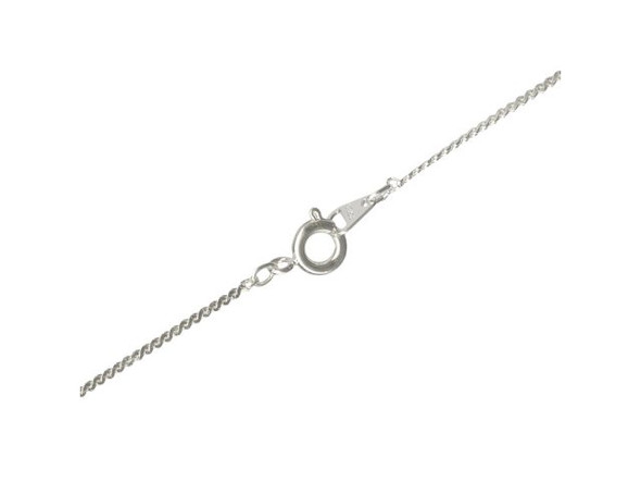 Silver Plated Serpentine Chain Necklace, 16", 1.5mm (12 Pieces)