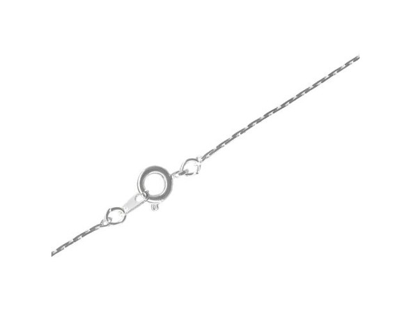 Silver Plated Cobra Chain Necklace, 16" (12 Pieces)