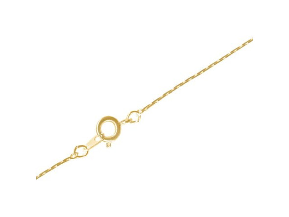 Gold Plated Cobra Chain Necklace, 18" (12 Pieces)