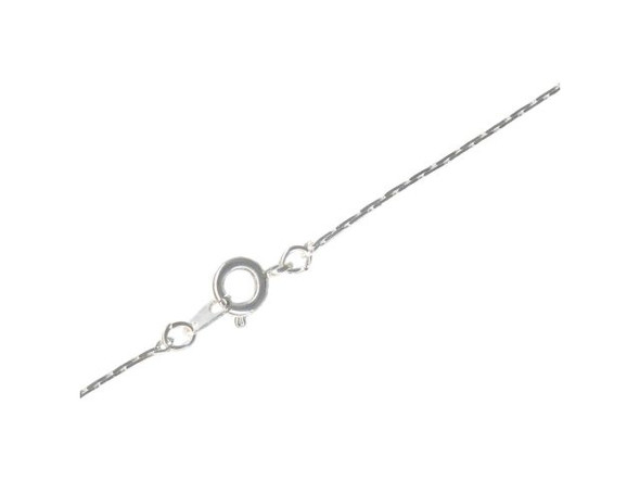 Silver Plated Cobra Chain Necklace, 18" (12 Pieces)