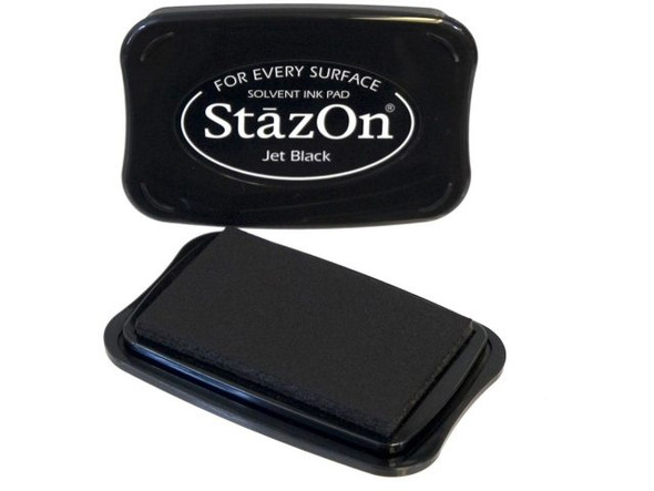 StazOn Jet Black Solvent Ink Pad