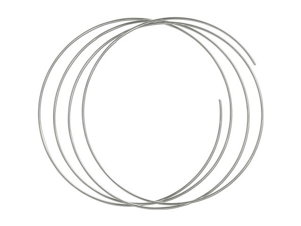 22ga Beadalon Stainless Steel Memory Wire Coil, Anklet/ Lg Bracelet, 1oz (ounce)