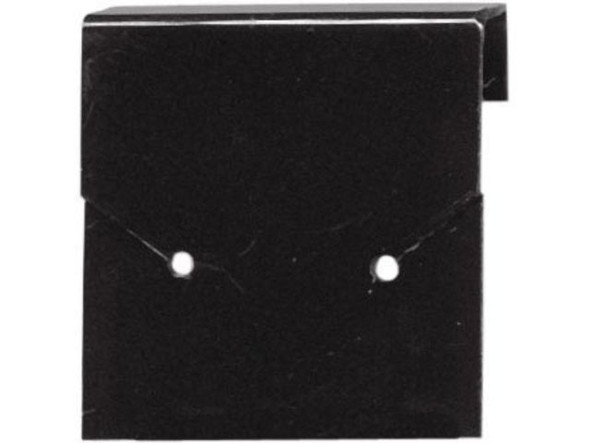Black Plastic Clipcard, Blank, 1" (gross)