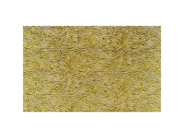 Brass Sheet, Floral Pattern #64-999-4285