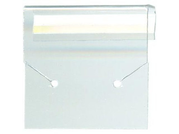 Clear Plastic Clipcard, Blank, 1" (gross)