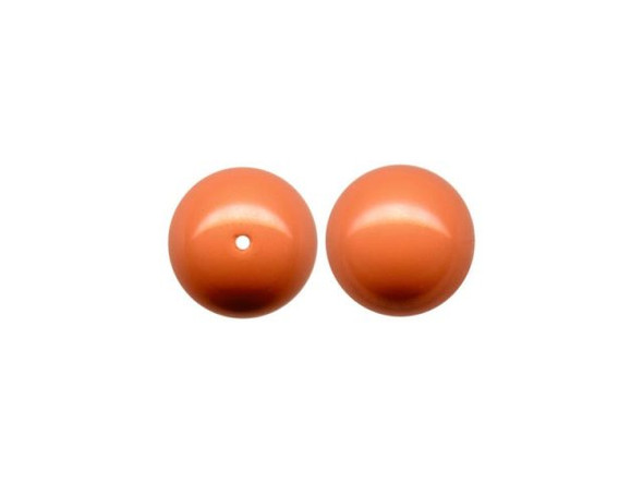 PRESTIGE 5810 Round Pearl Beads, 8mm - Coral (fifty)