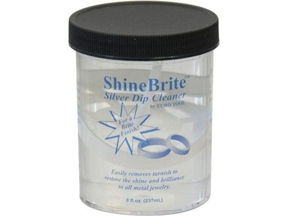 ShineBrite silver dip is great for delicate items like ear wires and chains, and small items like jump rings. Just dip, rinse, and dry! No scrubbing required.See Related Products links (below) for similar items and additional jewelry-making supplies that are often used with this item.