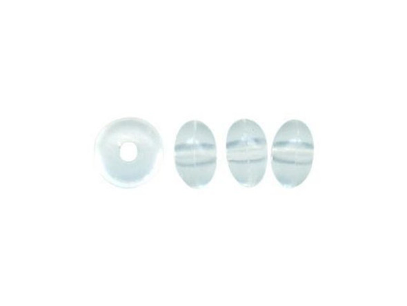 Beadalon Bead Bumper, 2mm Oval - Clear (fifty)