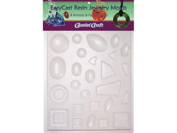 Castin'Craft Jewelry Mold, 8 Artistic Shapes (Each)