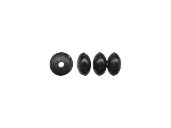 Beadalon Bead Bumper, 2mm Oval - Black #27-842-021-50