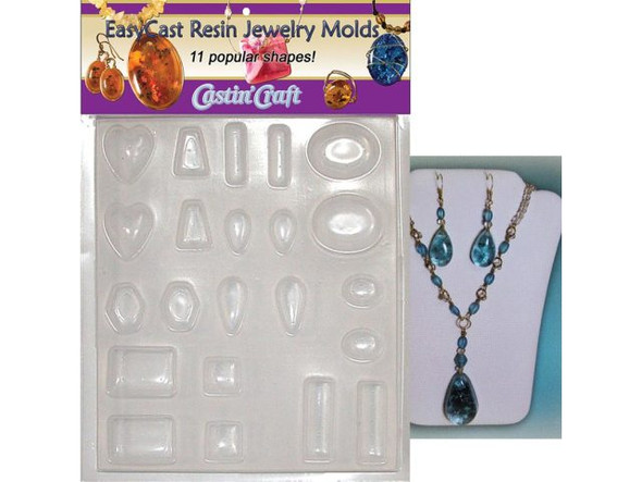 Castin'Craft Jewelry Mold, 11 Gem Shapes (Each)