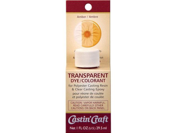 Castin'Craft Transparent Dye - Amber (Each)