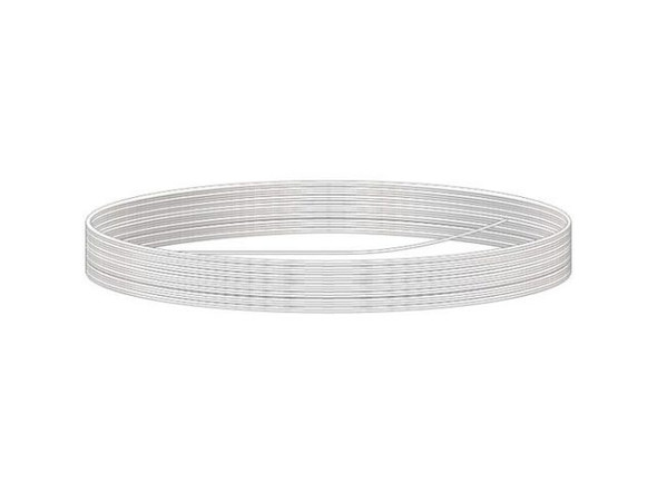 Silver Plated Jewelry Wire, 32ga, 82ft (each)