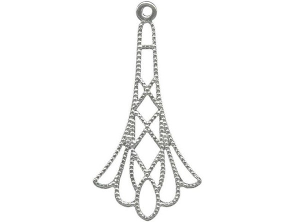 White Plated Filigree, Tower (12 Pieces)