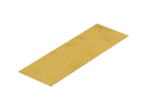 Brass Sheet, 20 Gauge, 6x2", Excellent for Cuff Bracelets (pack)