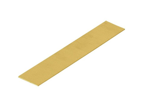 Brass Sheet, 20 Gauge, 6x1" (pack)