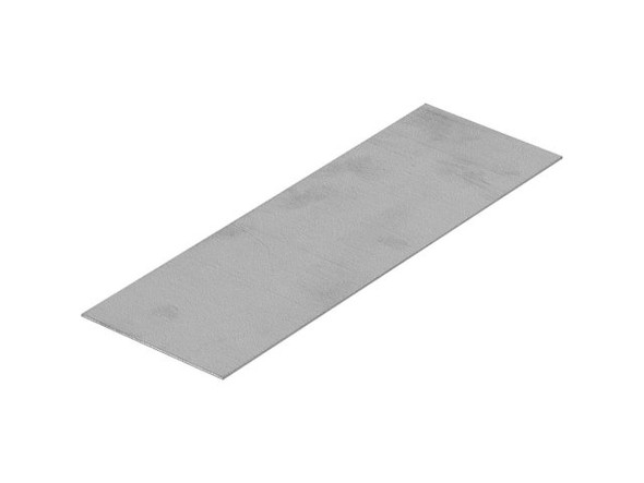 Nickel Silver Sheet, 20 Gauge, 6x2" (pack)