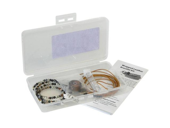 Kit, Lashed Wrap Bracelet, Tobacco and Picasso (Each)