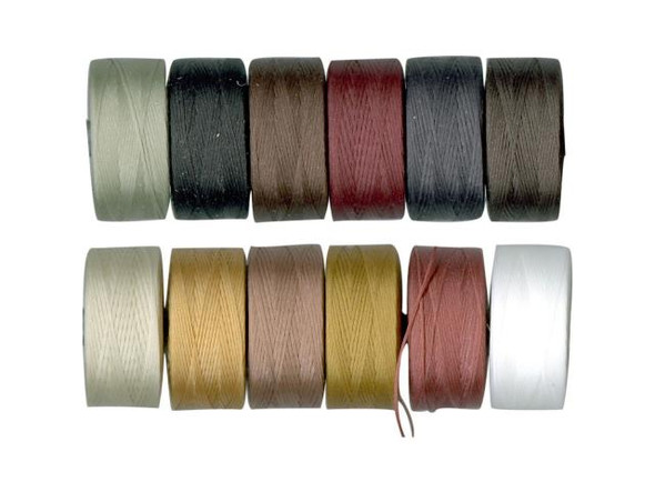 Super-Lon Beading Thread, D - Earth Assortment (pack)