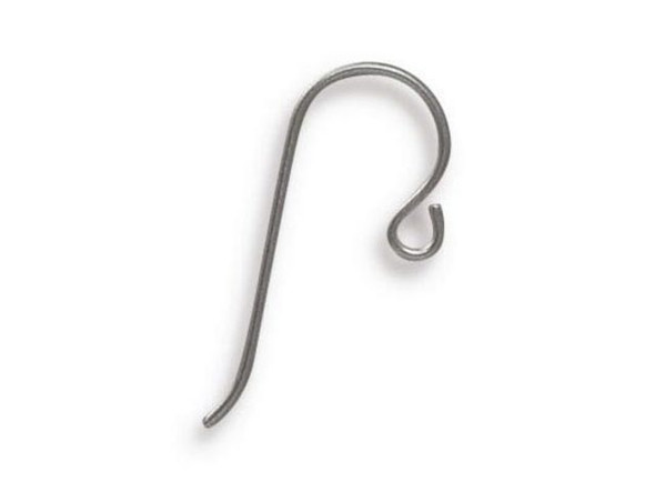 TierraCast Raw Niobium French Hook Earring Wires (pair)