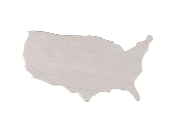 24ga Sterling Silver Blank, United States, 22x37mm (Each)